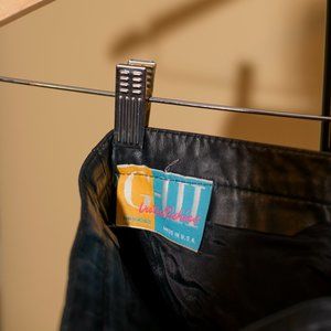 Vintage leather skirt